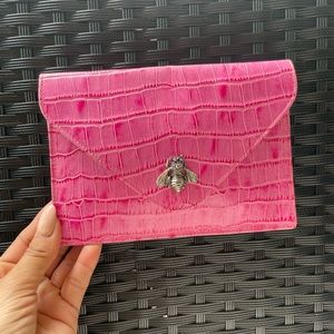 - Karen Callan Design calfskin clutch